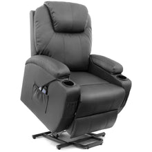 Load image into Gallery viewer, Faux Leather Heated Massage Chair
