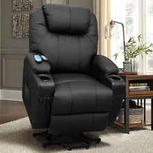 Load image into Gallery viewer, Faux Leather Heated Massage Chair
