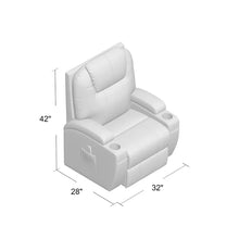 Load image into Gallery viewer, Faux Leather Heated Massage Chair
