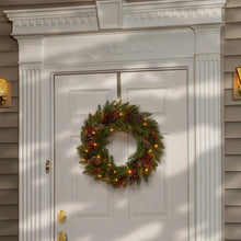 Load image into Gallery viewer, Faux Lighted 24&#39;&#39; Wreath
