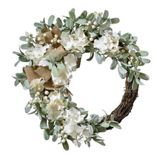 Load image into Gallery viewer, Faux Mixed Assortment Burlap 22&#39;&#39; Wreath
