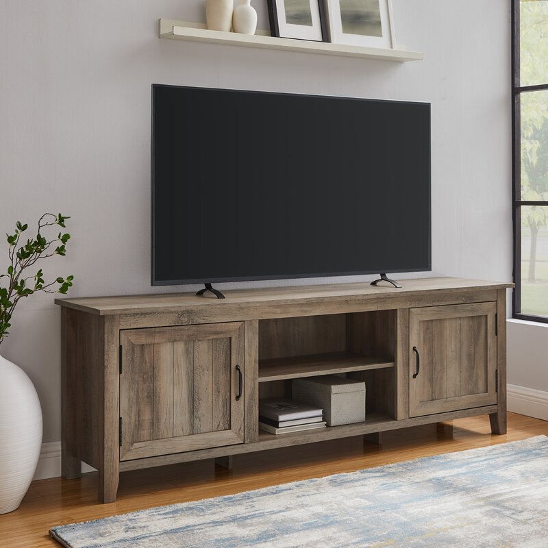 Grey Wash Favio TV Stand for TVs up to 78