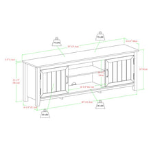 Load image into Gallery viewer, Grey Wash Favio TV Stand for TVs up to 78&quot;
