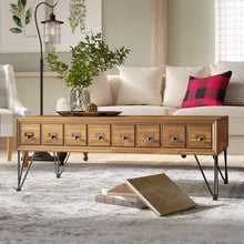 Load image into Gallery viewer, Faviola 4 Legs Coffee Table, 18&#39;&#39; H X 48&#39;&#39; L X 28&#39;&#39; D
