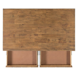 Faviola 4 Legs Coffee Table, 18'' H X 48'' L X 28'' D