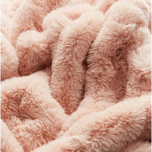 Load image into Gallery viewer, Faycelles Faux Fur Throw Pink #826HW
