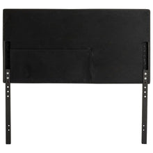 Load image into Gallery viewer, Queen Black Felicienne Upholstered Headboard

