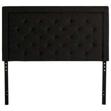 Load image into Gallery viewer, Queen Black Felicienne Upholstered Headboard
