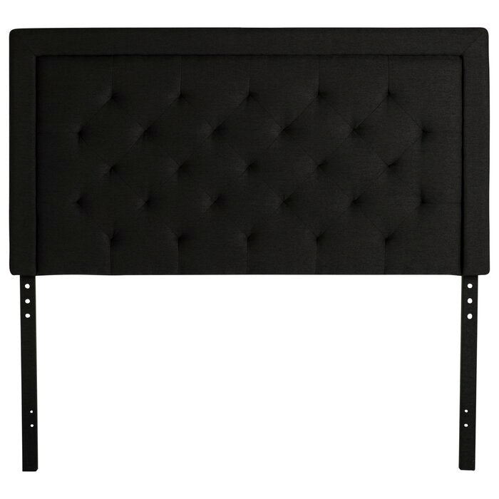 Queen Black Felicienne Upholstered Headboard