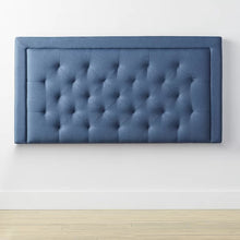 Load image into Gallery viewer, Twin Felicienne Upholstered Solid Wood Panel Headboard
