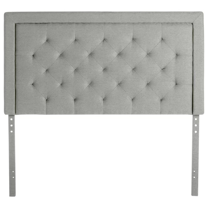 Felicienne Upholstered Solid Wood Panel Headboard, King