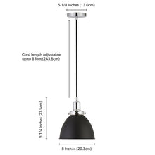 Load image into Gallery viewer, Fellows 1 - Light Single Bell Pendant MRM682
