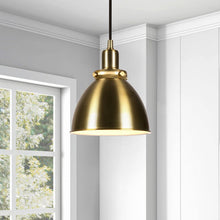 Load image into Gallery viewer, Gold Fellows 1 - Light Single Dome Pendant MRM3630
