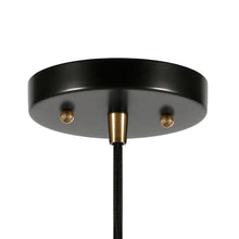 Load image into Gallery viewer, Blackened Bronze/Warm Brass Fellows 1 - Light Single Dome Pendant 6787RR

