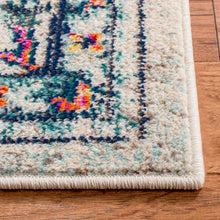 Load image into Gallery viewer, Felty Oriental Area Rug in Cream/Blue, Rectangle 8&#39; x 10&#39;
