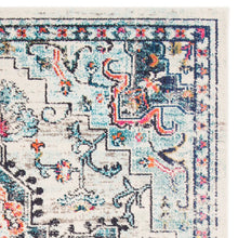Load image into Gallery viewer, Felty Oriental Area Rug in Cream/Blue, Rectangle 8&#39; x 10&#39;
