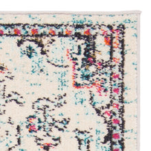 Load image into Gallery viewer, Felty Oriental Area Rug in Cream/Blue, Rectangle 8&#39; x 10&#39;
