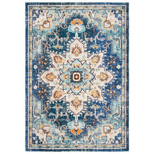 Load image into Gallery viewer, Rectangle 2&#39;2&quot; x 4&#39; Felty Power Loom Performance Cream/Light Blue Rug
