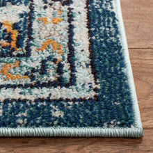 Load image into Gallery viewer, Rectangle 2&#39;2&quot; x 4&#39; Felty Power Loom Performance Cream/Light Blue Rug
