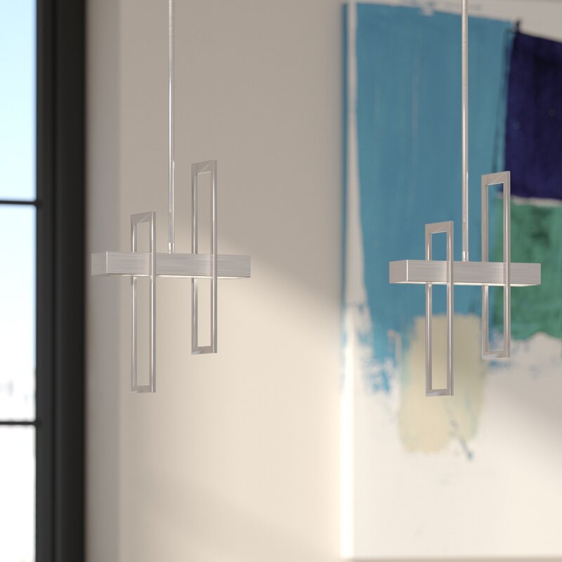 Fenn 1 - Light Single Geometric LED Pendant MRM3887