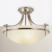 Load image into Gallery viewer, Ferrante 3 - Light 21.5&quot; Simple Bowl Semi Flush Mount - 584CE
