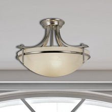 Load image into Gallery viewer, Ferrante 3 - Light 21.5&quot; Simple Bowl Semi Flush Mount - 584CE
