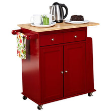 Load image into Gallery viewer, Ferraro Kitchen Cart, Color: Red, #6430
