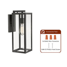 Load image into Gallery viewer, Feuerstein Black 16&#39;&#39; H Outdoor Wall Lantern (Set of 4)

