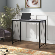 Load image into Gallery viewer, 28&quot; H x 35&quot; W x 18&quot; D White Fey Writing Desk
