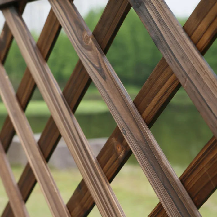 72 in wood diamond lattice trellis Fickes Wood Lattice Panel Trellis, 72" H x 36" W x 2" D, (Set of 3) –  Salvage & Co Fishers