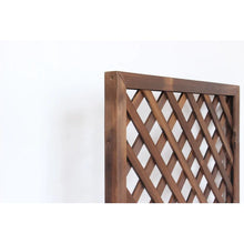Load image into Gallery viewer, Fickes Wood Lattice Panel Trellis, 72&quot; H x 36&quot; W x 2&quot; D, (Set of 3)
