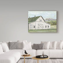 Load image into Gallery viewer, 35&quot; H x 47&quot; W x 2&quot; D Field Barn In Spring by Art Licensing Studio - Wrapped Canvas Print OG363
