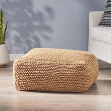 Load image into Gallery viewer, Finn 24&#39;&#39; Wide Square Pouf Ottoman
