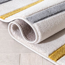 Load image into Gallery viewer, Fiona Geometric Area Rug in Ivory 3&#39;11&quot; x 5&#39;3&quot;
