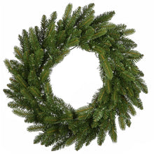 Load image into Gallery viewer, Fir Wreath Lighted PVC Wreath, 24&quot; H x 24&quot; W x 5&quot; D
