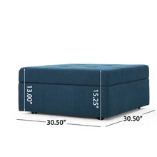 Load image into Gallery viewer, Fittleton 31&#39;&#39; Wide Tufted Square Storage Ottoman with Storage
