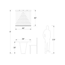 Load image into Gallery viewer, Flanders 6 - Light Kitchen Island Geometric Chandelier with Crystal Accents MRM2885
