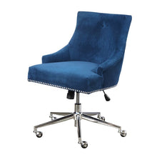 Load image into Gallery viewer, Flanders Luxe Button Back Task Chair, Color: Blue, #6408
