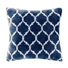 Load image into Gallery viewer, Flannagan Square Pillow Cover &amp; Insert Indigo 547ND
