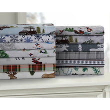 Load image into Gallery viewer, King Duvet Cover + 2 Shams Navy/Red Fleming 3 Piece Duvet Cover Set 6917RR/GL
