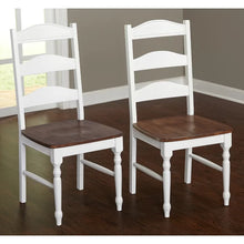Load image into Gallery viewer, Fleurance Ladder Back Side Chair in White (Set of 2)
