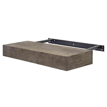 Load image into Gallery viewer, 3.25&quot; H x 24.25&quot; W x 8.25&quot; D Gray Floating Shelf
