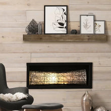 Load image into Gallery viewer, 3.25&quot; H x 24.25&quot; W x 8.25&quot; D Brown Floating Shelf
