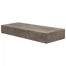 Load image into Gallery viewer, 3.25&quot; H x 24.25&quot; W x 8.25&quot; D Gray Floating Shelf
