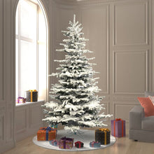 Load image into Gallery viewer, Flocked Sierra Fir Artificial Christmas Tree, 7.5&#39; x 4.75&#39;
