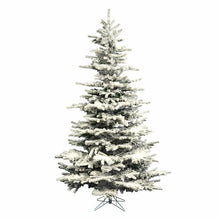 Load image into Gallery viewer, Flocked Sierra Fir Artificial Christmas Tree, 7.5&#39; x 4.75&#39;
