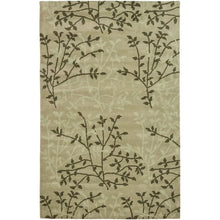 Load image into Gallery viewer, Floral Handmade Tufted Area Rug in Green 3&#39;6&quot; x 5&#39;6&quot;

