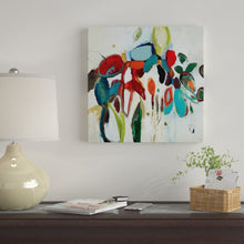 Load image into Gallery viewer, Floral Hints by Lisa Ridgers - 37 x 37 Gallery-Wrapped Canvas Giclée 6711RR
