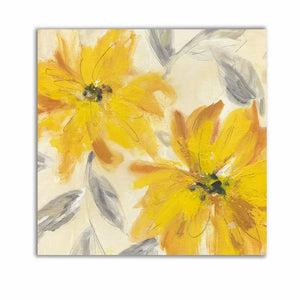 32" H x 32" W x 1.5" D Floral Joy - Painting