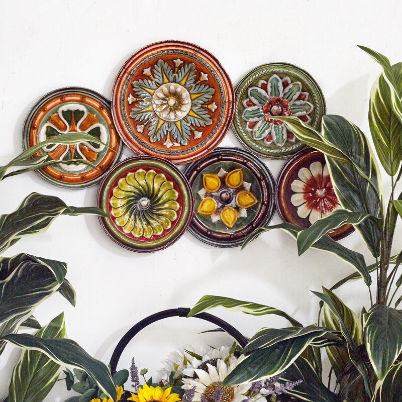 Floral Plate Wall Décor MR49